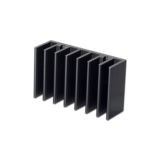 SS314 2.5" x1.5" x1" Aluminum Black Heat Sink